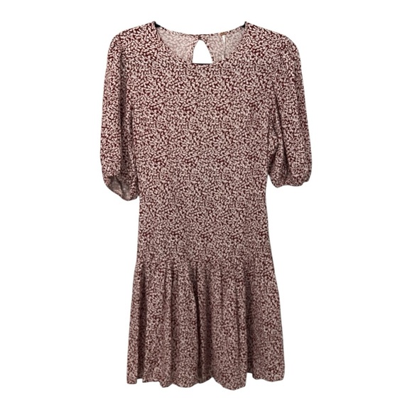 Free People Dancing In The Dark Dress Women’s Small Red White - Picture 1 of 14